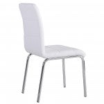 Solara II Side Chair in White, Set of 4 by Worldwide Homefurnishings Inc