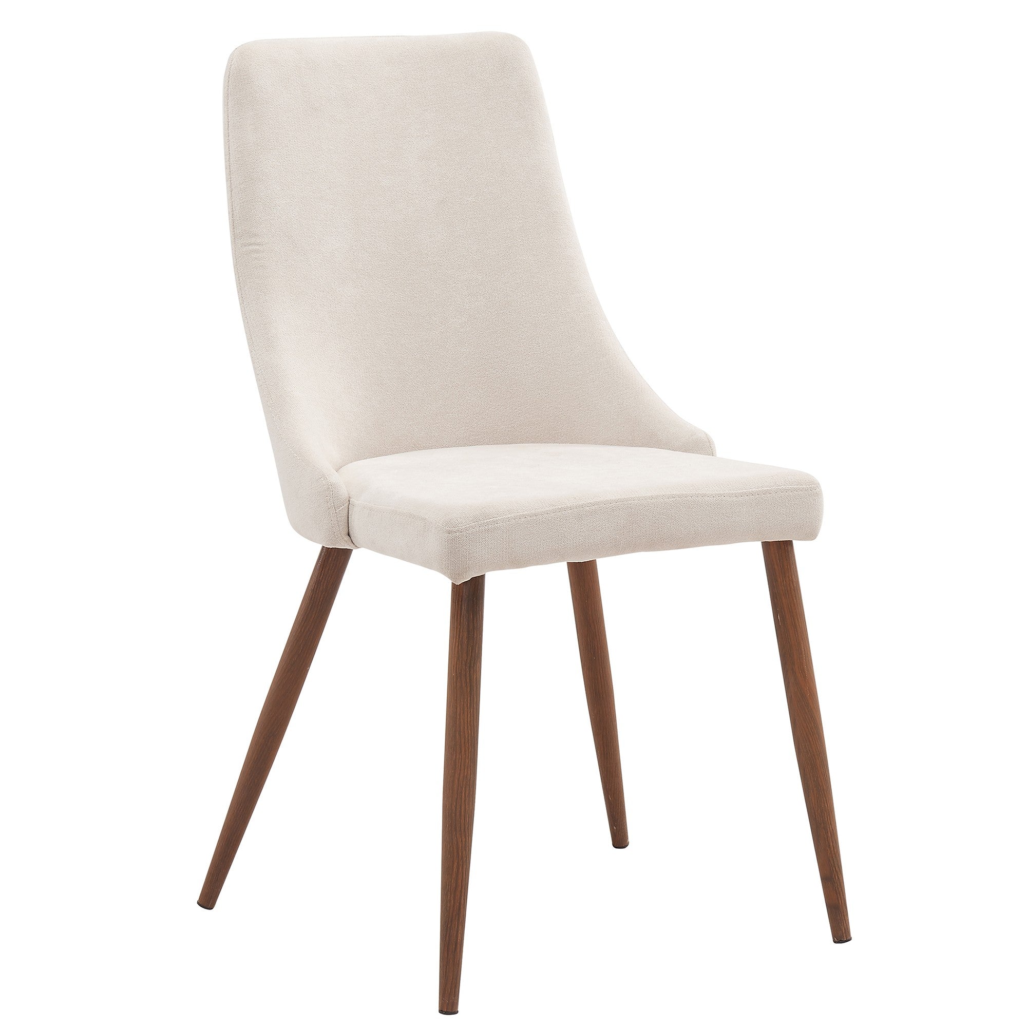 Cora Side Chair in Beige, Set of 2 - Worldwide Homefurnishings Inc