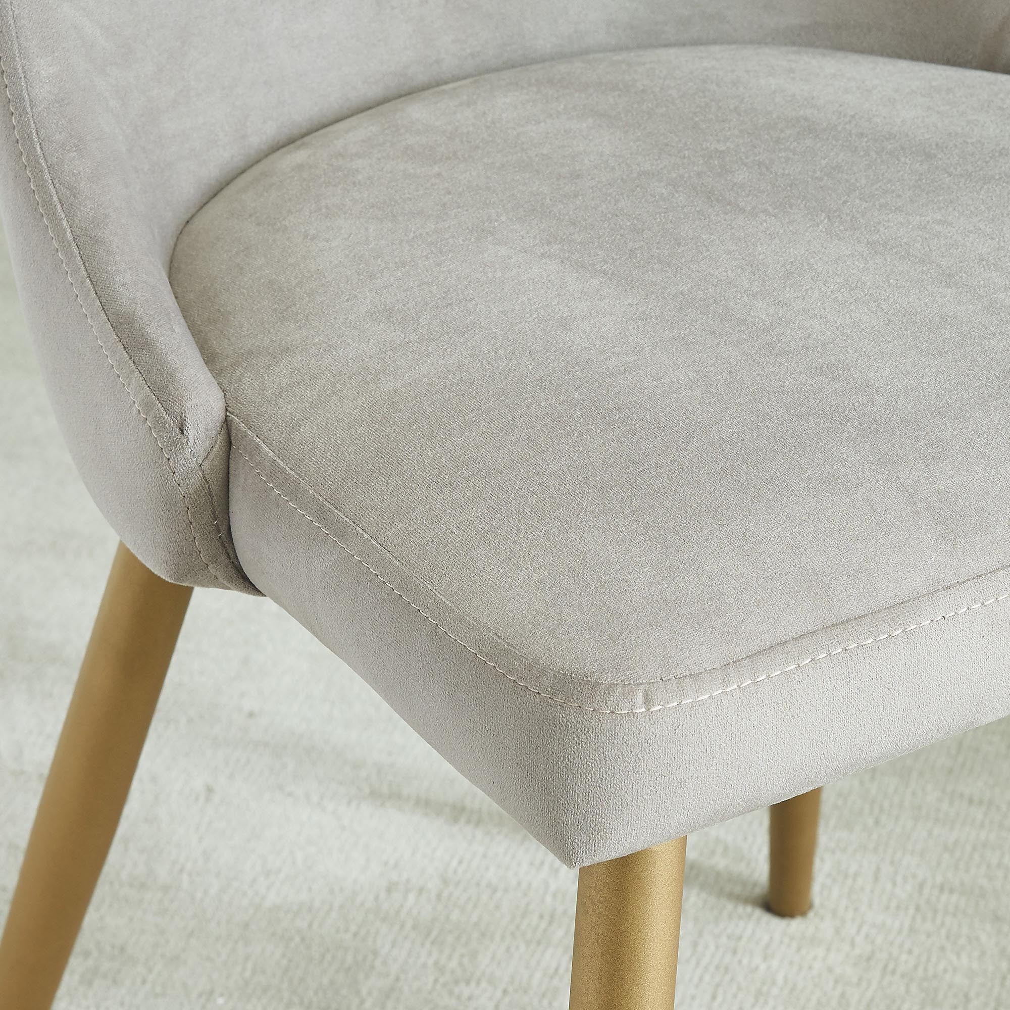 Carmilla Side Chair in Grey by Worldwide Homefurnishings