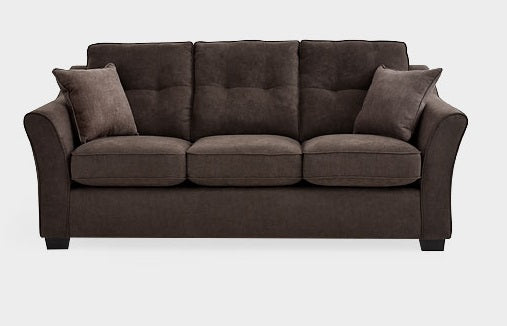 2052 - Sofa in Felix Chocolate by Minhas Furniture