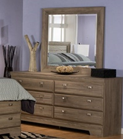 268 - Dresser & Mirror by Dynamic Furniture