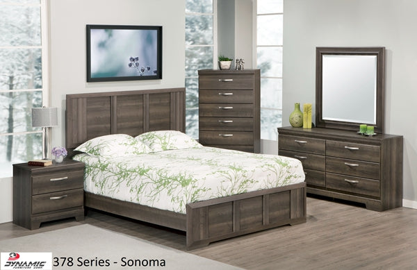 378 SERIES - 6Pc QUEEN SONOMA BEDROOM SUITE IN CHABLIS PEAR