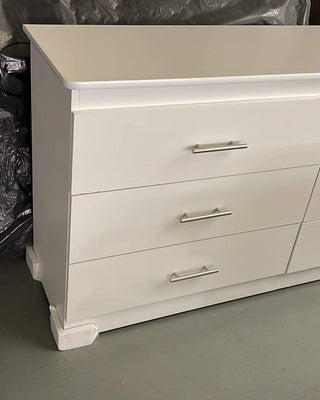 500 Series - 6 Drawer Dresser in White