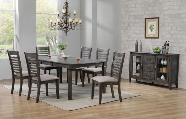 Annapolis - 7Pc Table Set (Table & 6 Chairs) in Grey by Winners Only