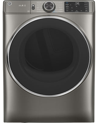 GE® 7.8 cu. ft. Capacity Dryer with Built-In Wifi Satin Nickel - GFD65ESMNSN