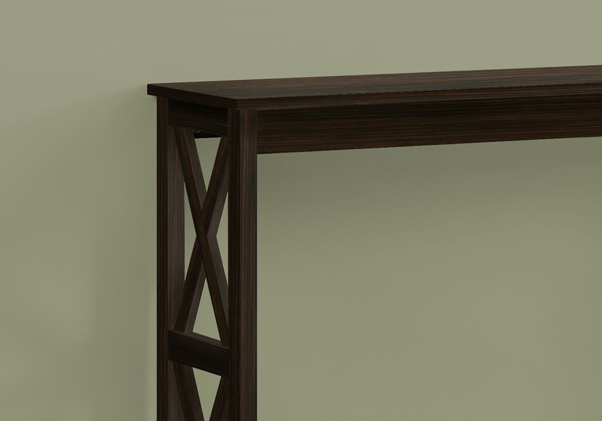 I 2790 - ACCENT TABLE - 48"L / ESPRESSO HALL CONSOLE BY MONARCH SPECIALTIES INC