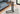 I 2853 - ACCENT TABLE - BROWN RECLAIMED WOOD-LOOK / BLACK METAL BY MONARCH SPECIALTIES INC