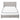 I 6020Q - BED - QUEEN SIZE / GREY LINEN WITH 2 STORAGE DRAWERS BY MONARCH SPECIALITES INC
