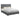 I 6022Q - BED - QUEEN SIZE / DARK GREY LINEN WITH 2 STORAGE DRAWERS BY MONARCH SPECIALTIES INC