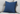PILLOW - 18"X 18" / LINEN PATTERNED DARK BLUE / 1PC
