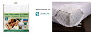 Mattress Box/Encasement - Antimicrobial and Waterproof / Bed Bug & Dust Mite Protection - Twin Size