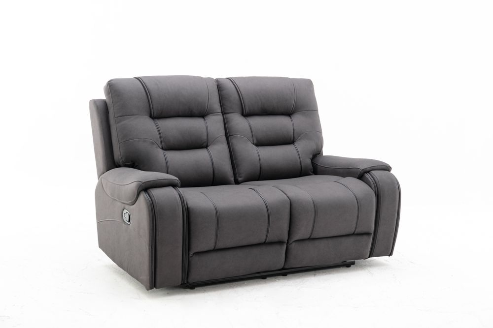 Porto - 3Pc Recliner Set - Sofa, Loveseat & Chair in Black