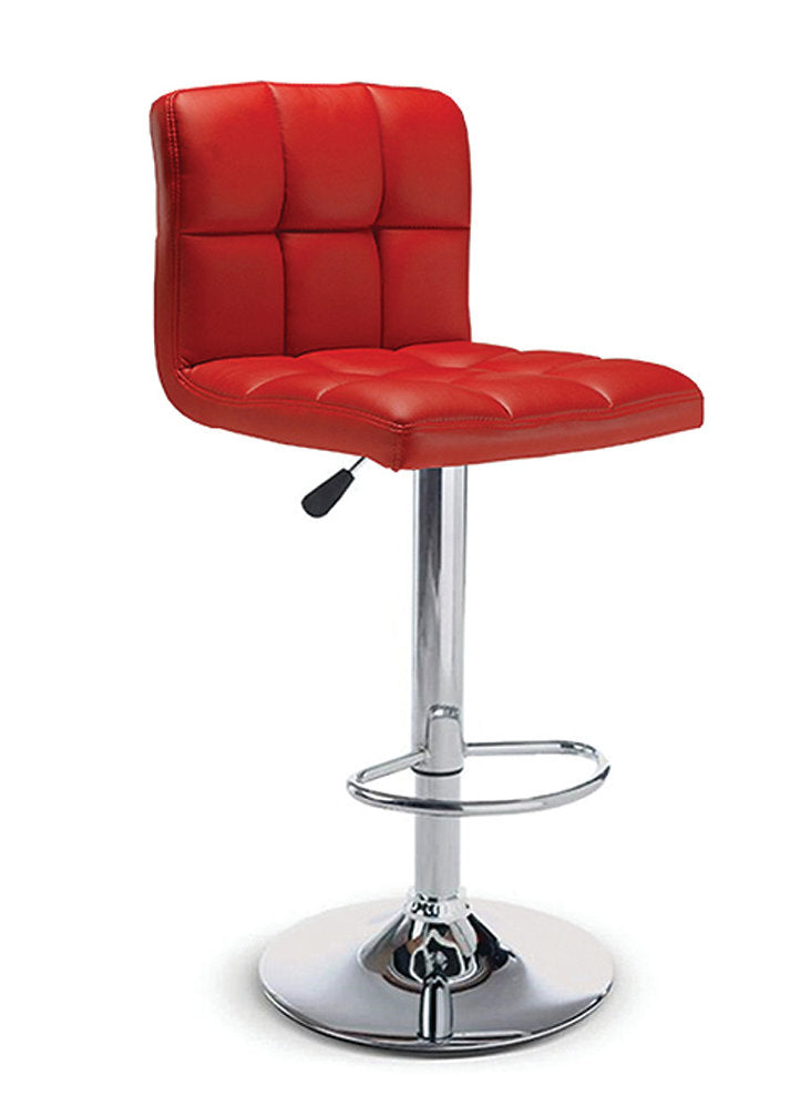 ST-139-R - Bar Stool, Set of 2 in Red PU  by International Furniture