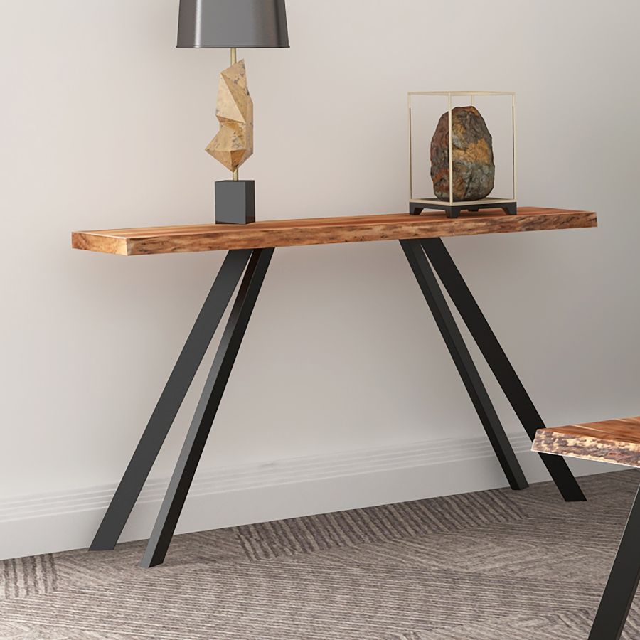 Virag - Console/Desk in Natural and Black