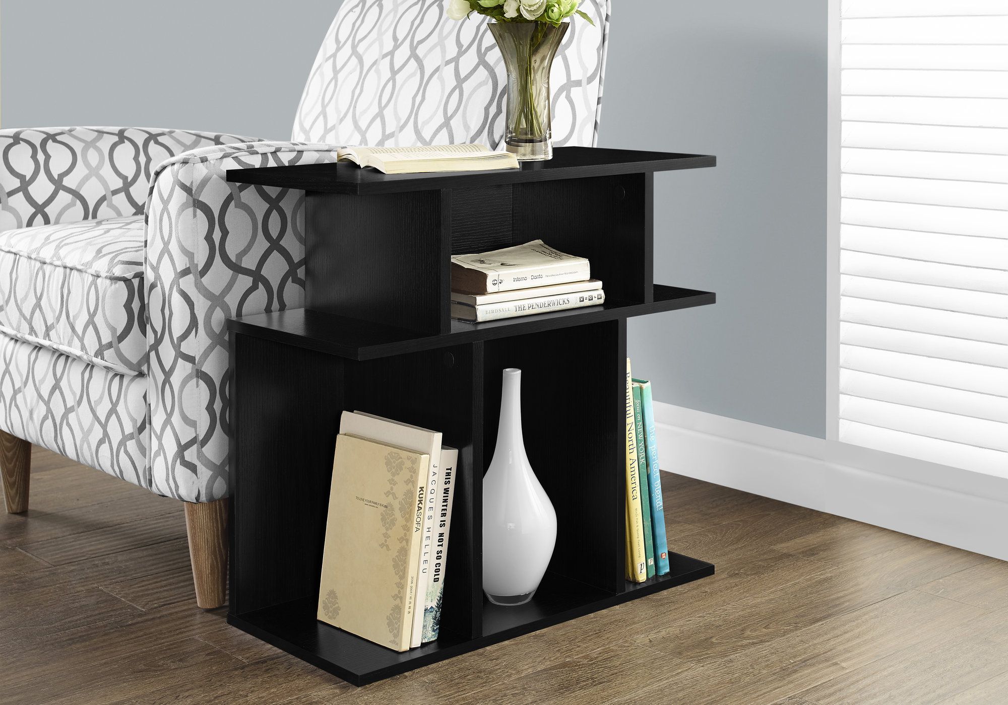 I 2473 - ACCENT TABLE - 24"H / BLACK