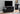 I 2801 - TV STAND - 48"L / BLACK / GREY TOP WITH STORAGE BY MONARCH SPECIALTIES INC