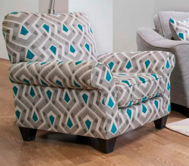 1010 - Accent Chair in Cece Fog by Minhas Furniture