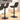 Kosi Adjustable Air-Lift Stool, set of 2, in Black