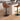 Kosi Adjustable Air-Lift Stool, set of 2, in Saddle and Black