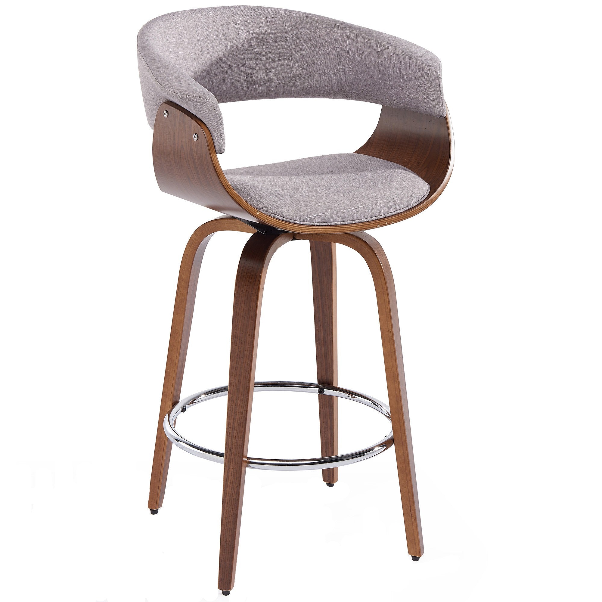 Holt 26" Counter Stool in Grey by Worldwide Homefurnishings Inc