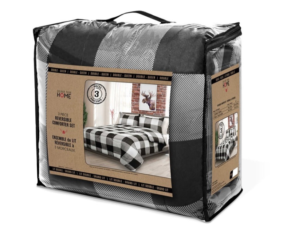 Safdie & Co. Collection Buffalo 2 Piece Comforter Set, Twin