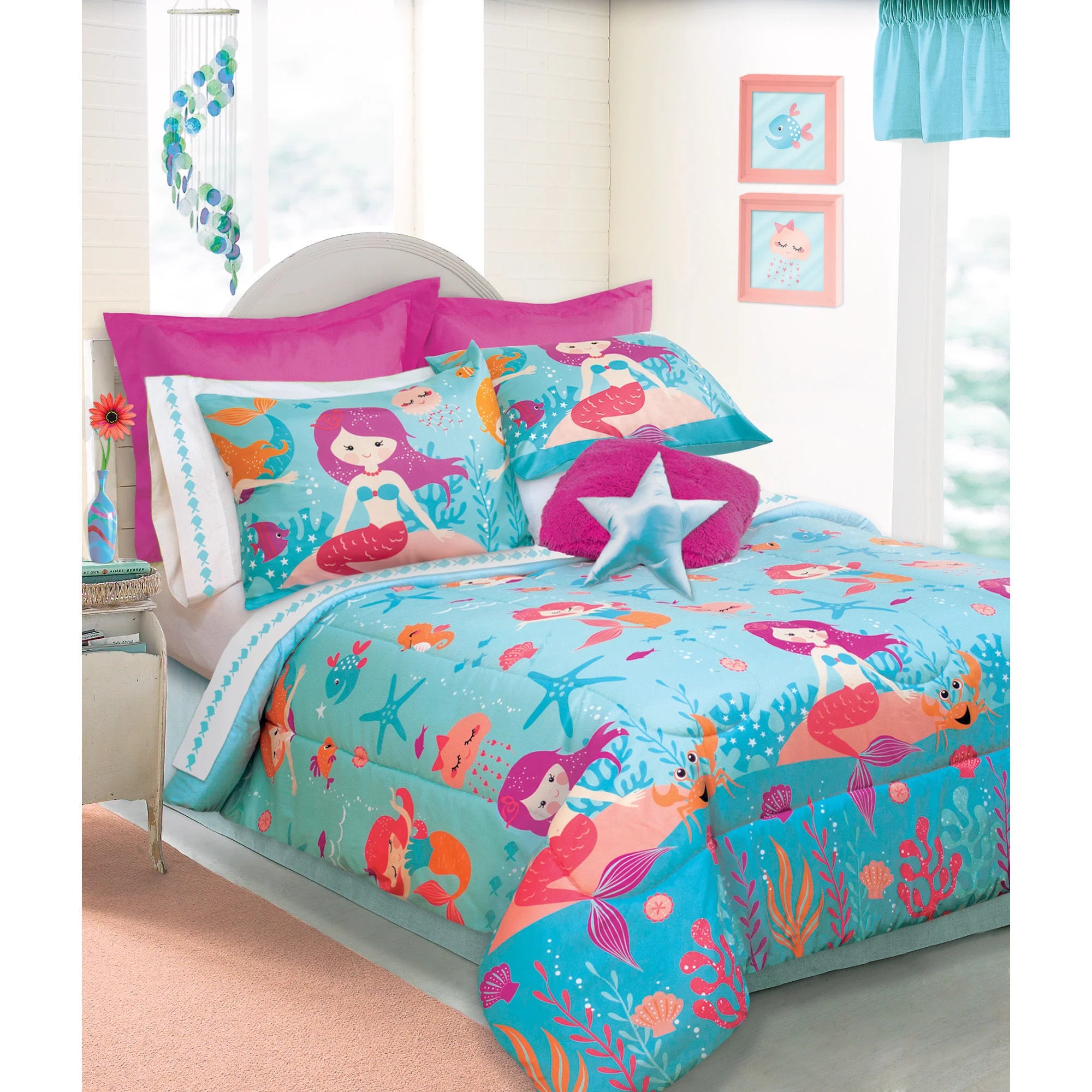 Safdie & Co. Collection Adella 2 Piece Comforter Set, Twin