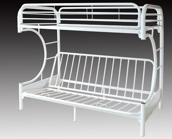 VENUS - C FUTON METAL BUNK BED FRAME - WHITE