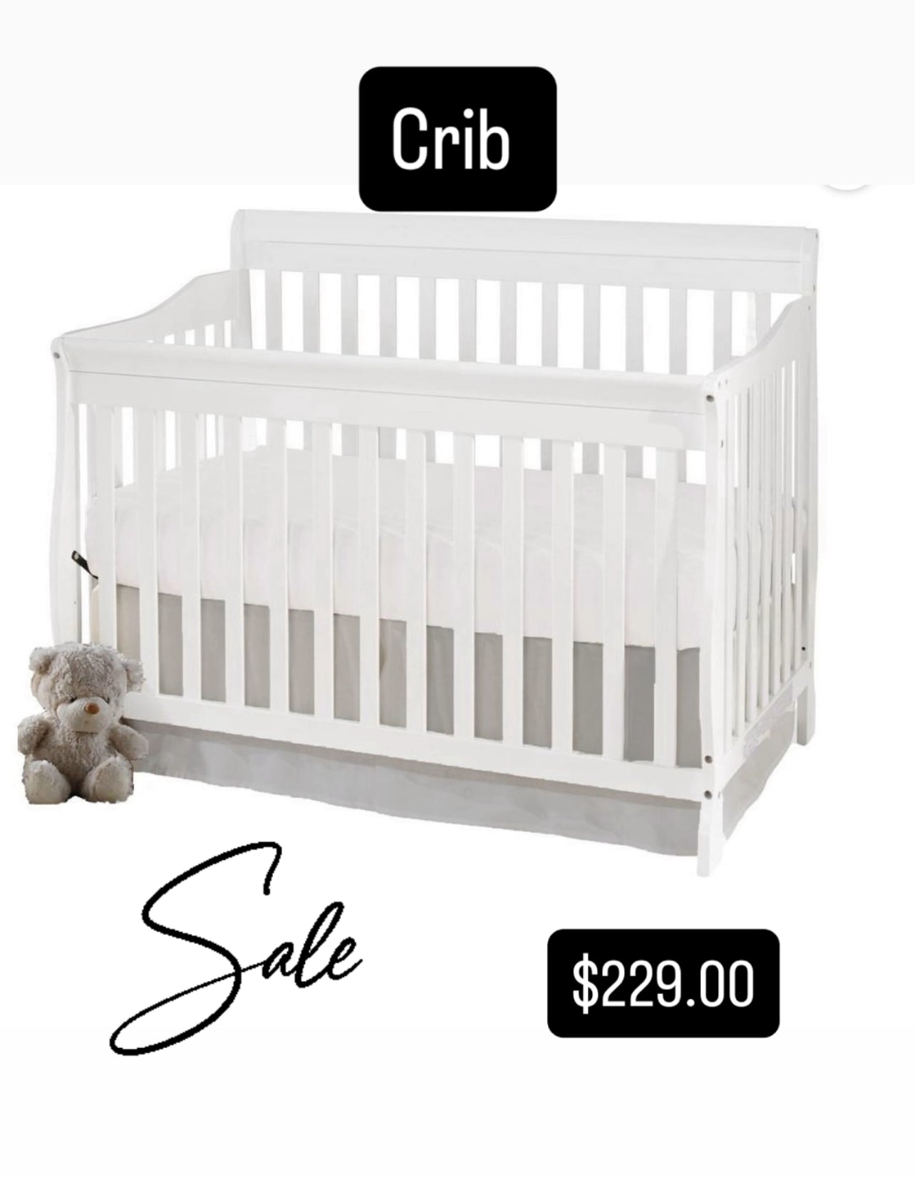 Carson Crib in White by Concord Baby