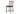 I 1382 - DINING CHAIR - 2PCS / 42"H ANTIQUE GREY COUNTER HEIGHT