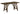 I - 1387 - DINING TABLE - DARK WALNUT VENEER 36"X 72"COUNTER HEIGHT