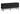 I 2733 - TV STAND - 60"L / BLACK WITH BLACK METAL