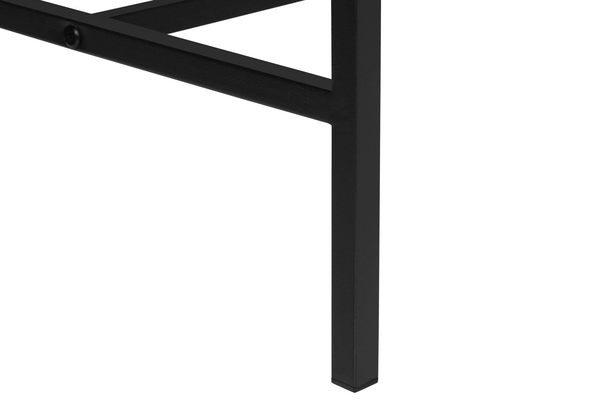 I 2739 - TV STAND - 60"L / GREY / BLACK METAL WITH STORAGE