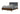 I 5230Q - QUEEN SIZE BED / GREY FABRIC WALNUT FINISH