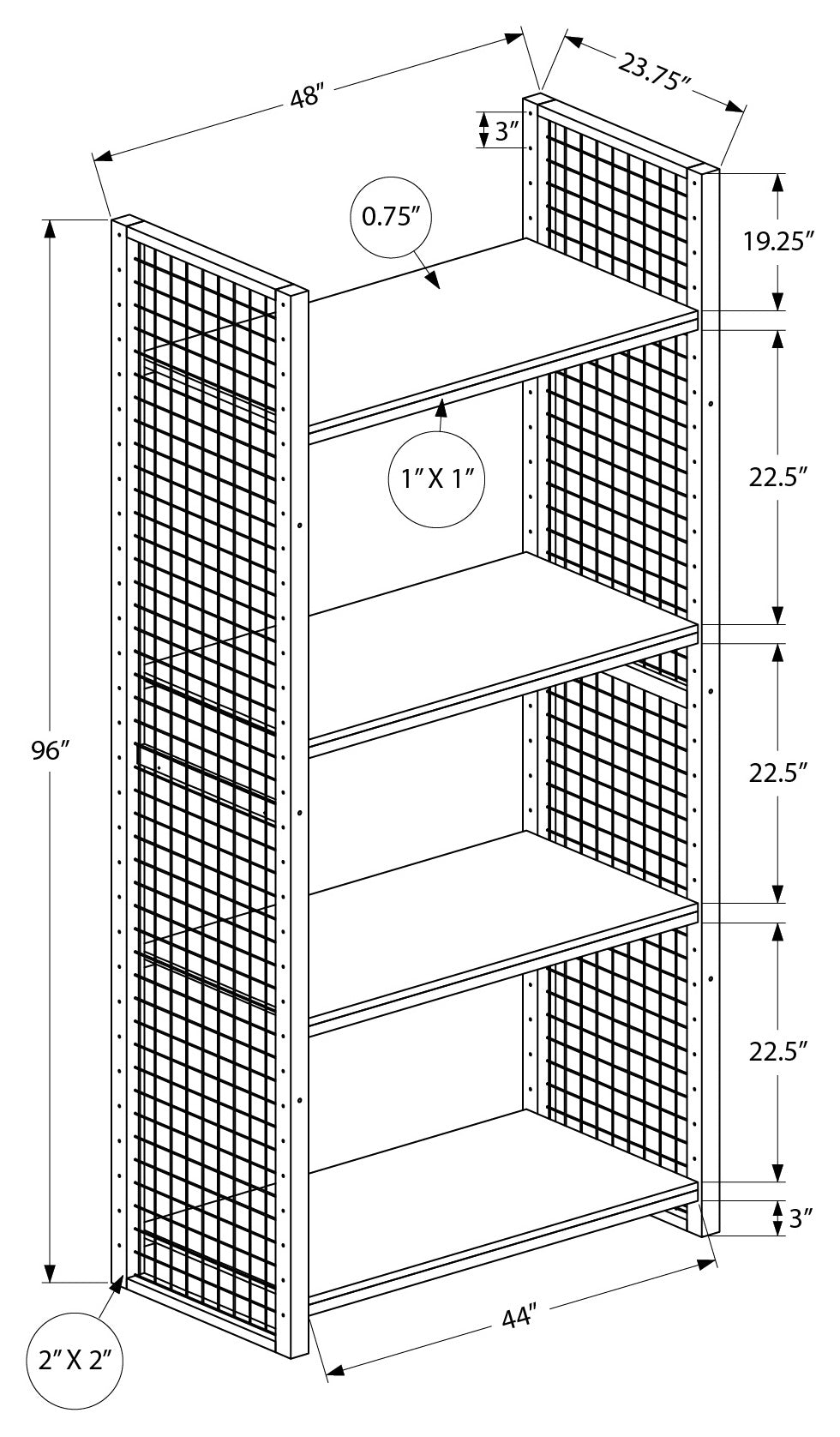 I 9900 - DISPLAY RACK - 96