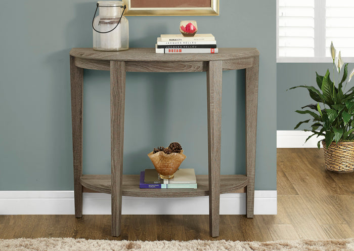 I 2452 - ACCENT TABLE – 36"L / DARK TAUPE HALL CONSOLE BY MONARCH SPECIALTIES INC