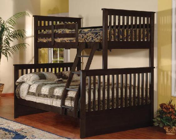 PALOMA TWIN/ DOUBLE BUNK BED FRAME IN ESPRESSO