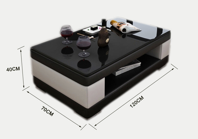 RC17 COFFEE TABLE IN BLACK AND WHITE