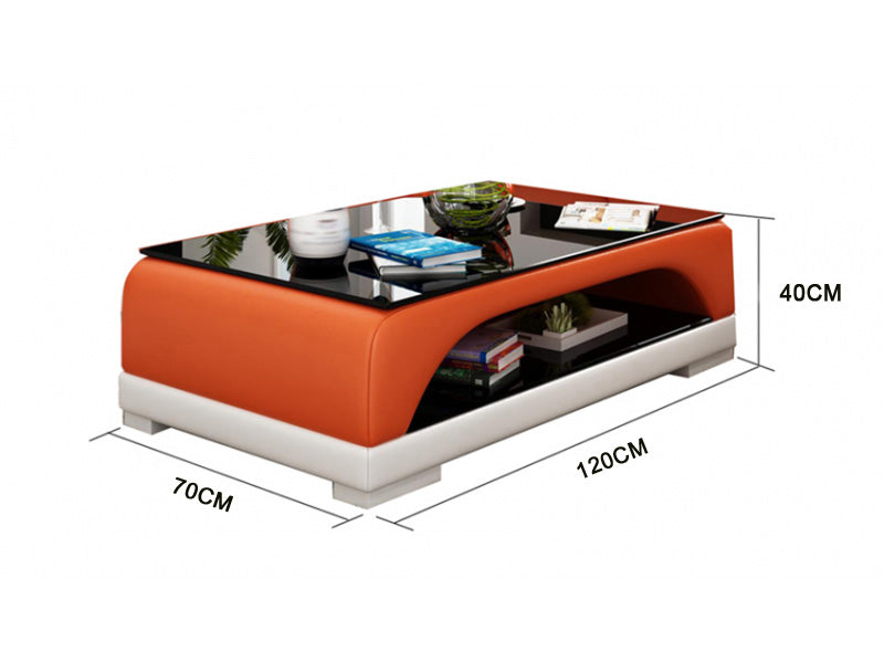 RC25 COFFEE TABLE IN BLACK AND WHITE
