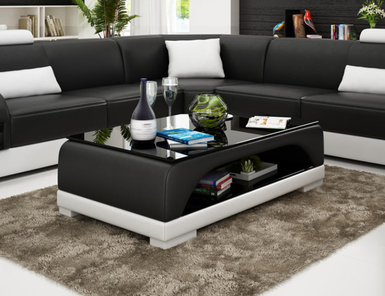 RC25 COFFEE TABLE IN BLACK AND WHITE