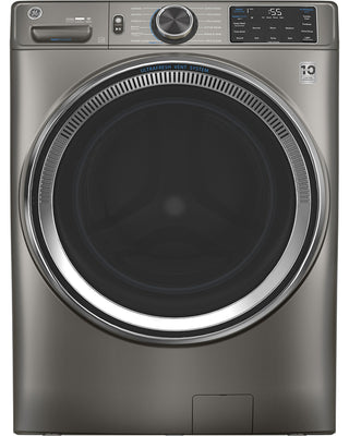 GE® 5.5 cu. ft. (IEC) Capacity Washer with Built-In Wifi Satin Nickel - GFW650SPNSN